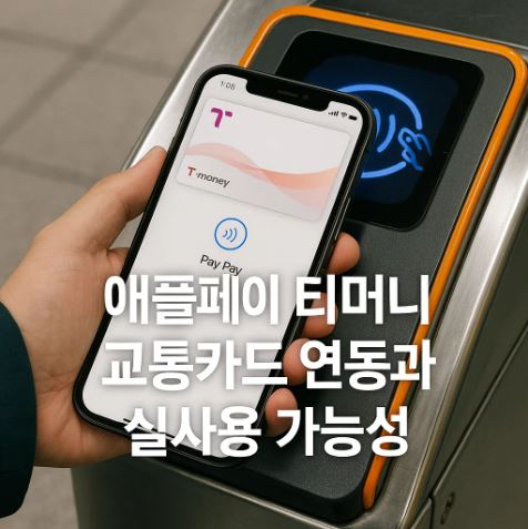 애플페이 티머니 교통카드 연동과 실사용 가능성