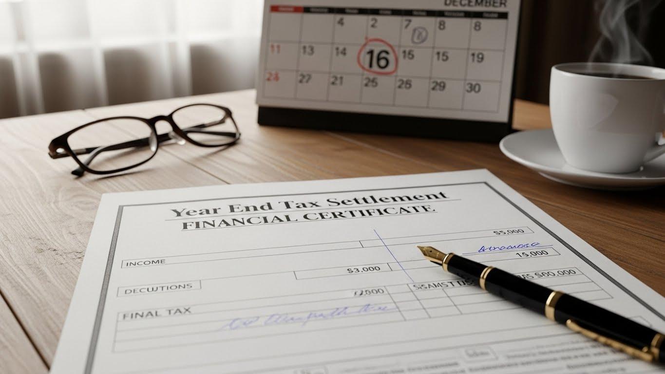 연말정산금융인증서12월16일