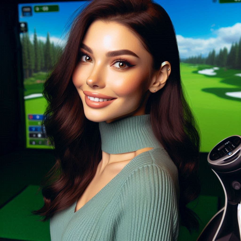 스크린골프장 배경