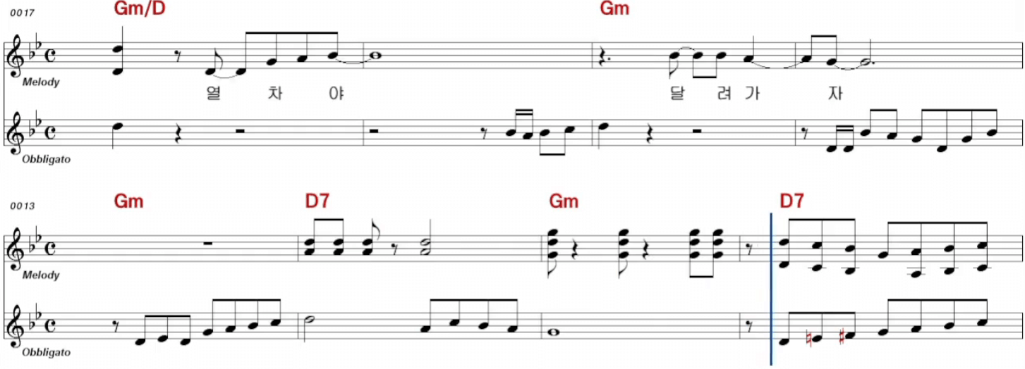 김용임 고향 가는 길 악보