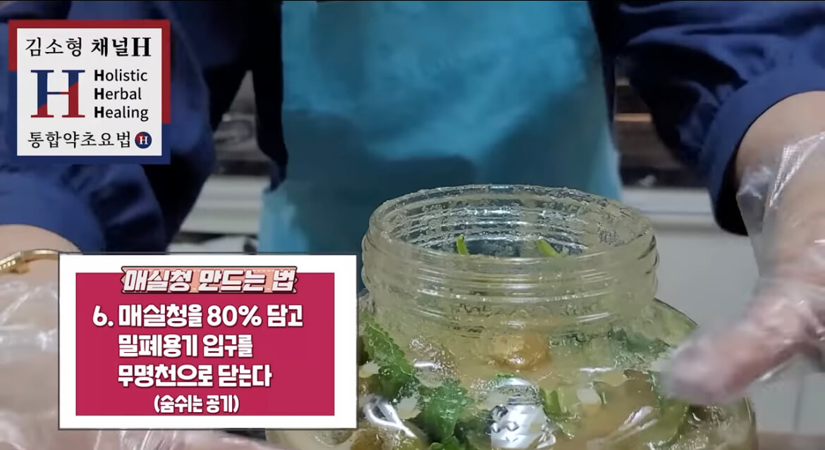 김소형 매실청 담그는 법