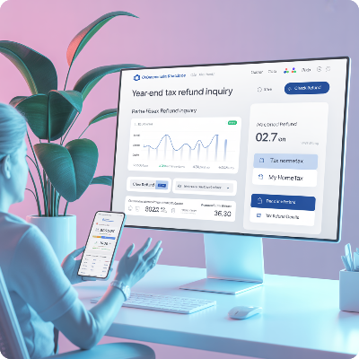연말정산 환급금 조회 이미지