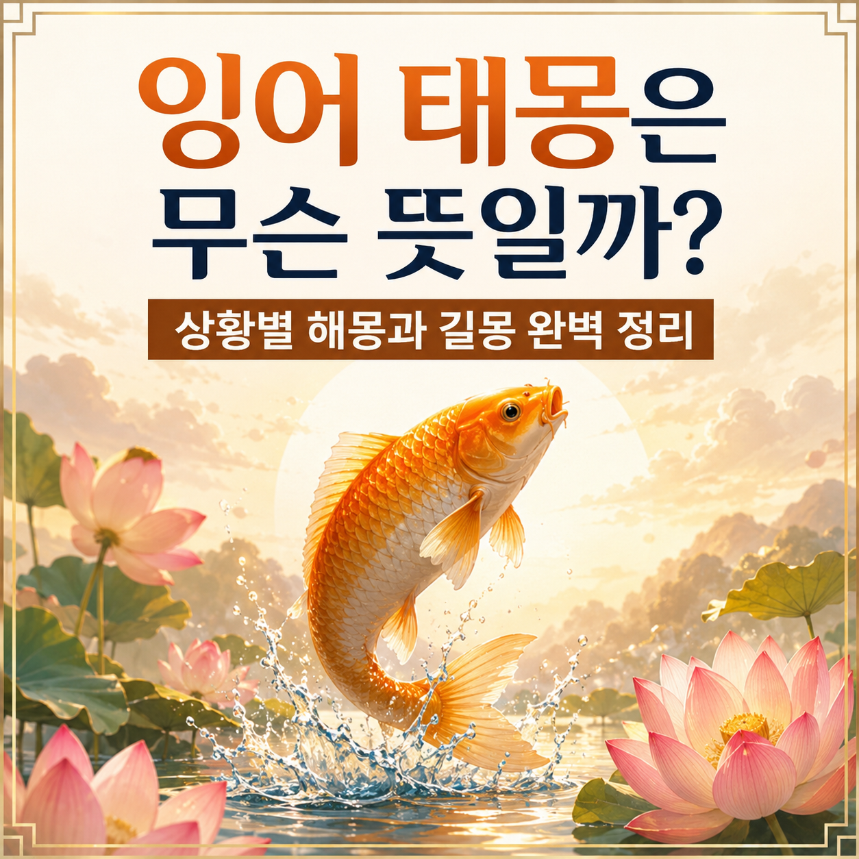 잉어 태몽