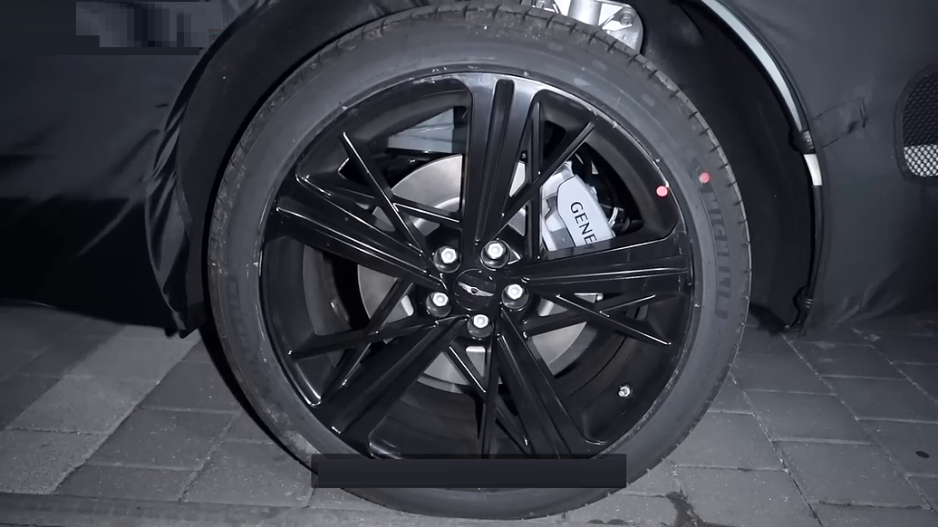 제네시스 GV80 페이스리프트 위장막 테스트카