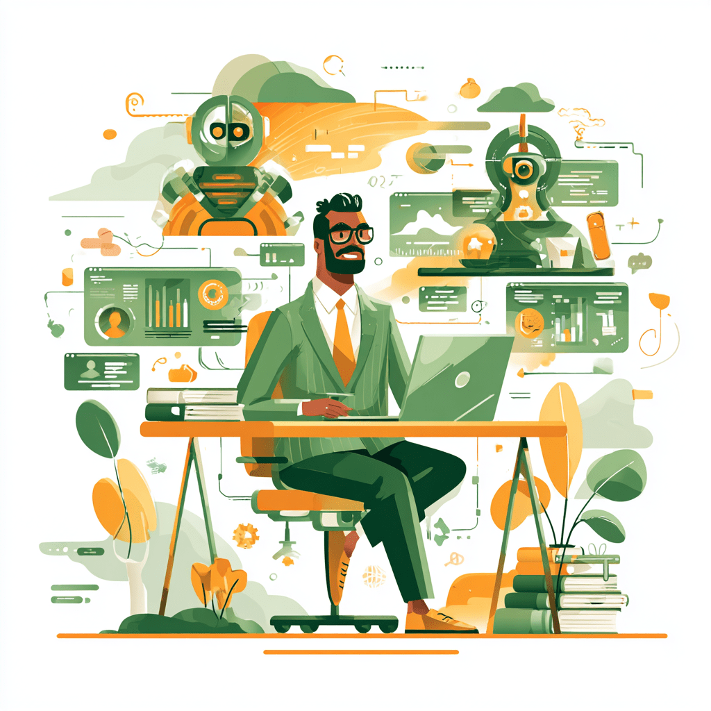 AI 로봇들의 도움을 받아 혼자서 거대한 사업을 운영하는 한 명의 창업가