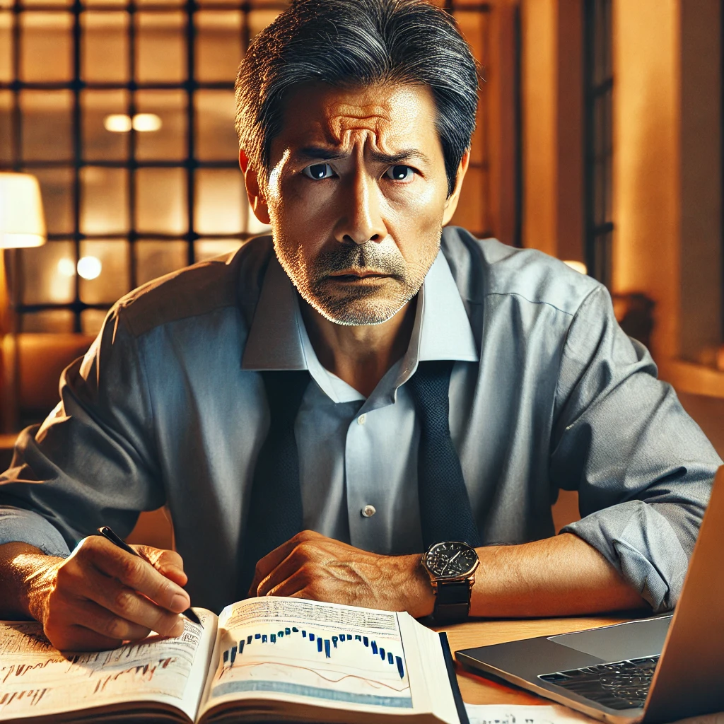 주식투자-공부하는-50대-남성