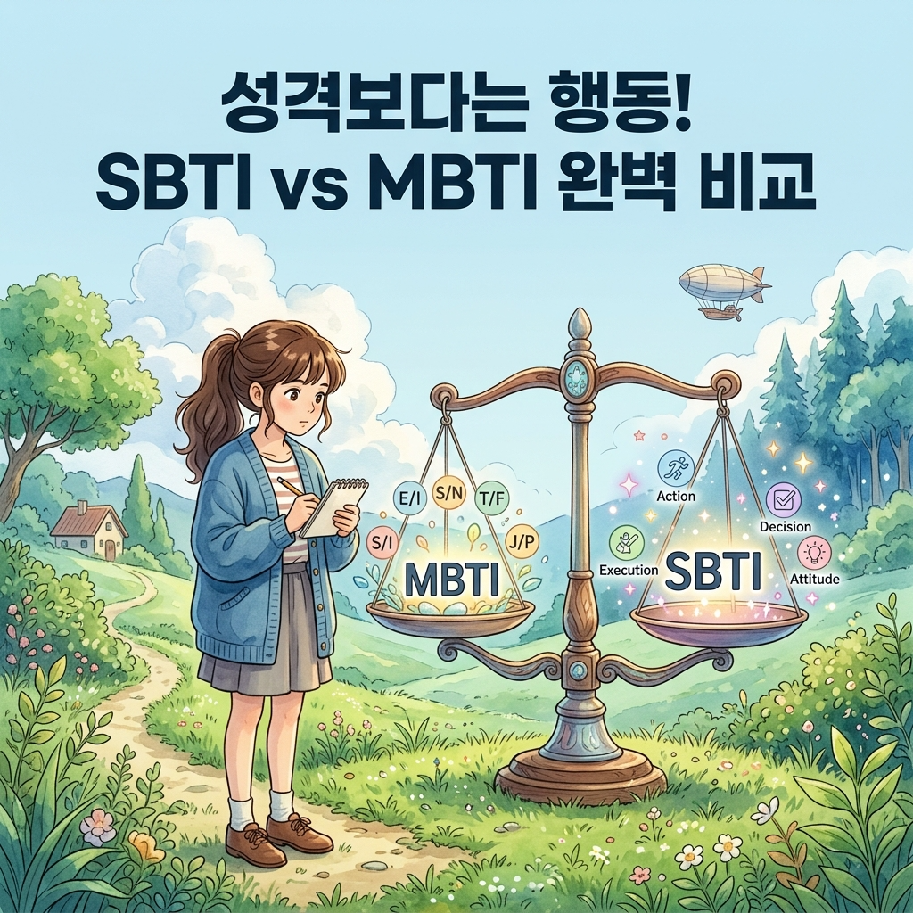SBTI와 MBTI 비교 분석