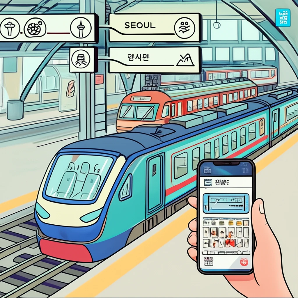 태화강역 동해선 시간표와 무궁화호 노..