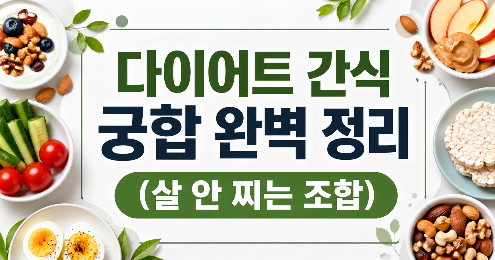 다이어트 간식 궁합