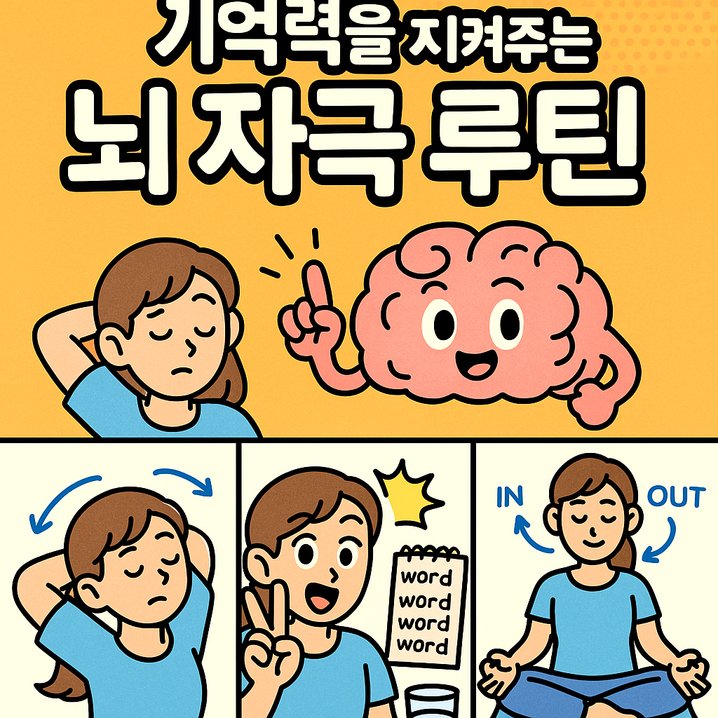 하루 10분! 기억력을 지켜주는 뇌 자극 루틴 관련사진