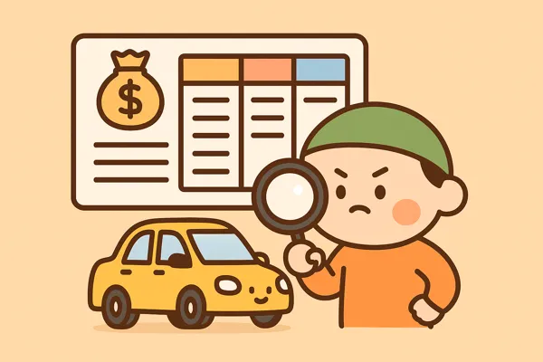 자동차 세금 계산 기준 설명 이미지