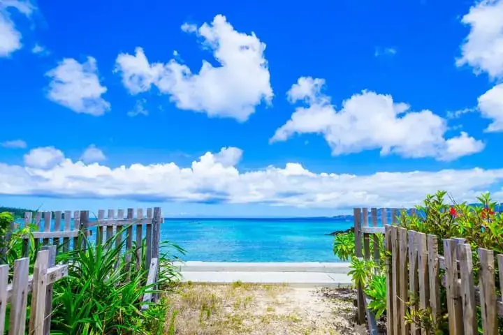 일본 최고의 리조트로 알려진 오키나와 해변