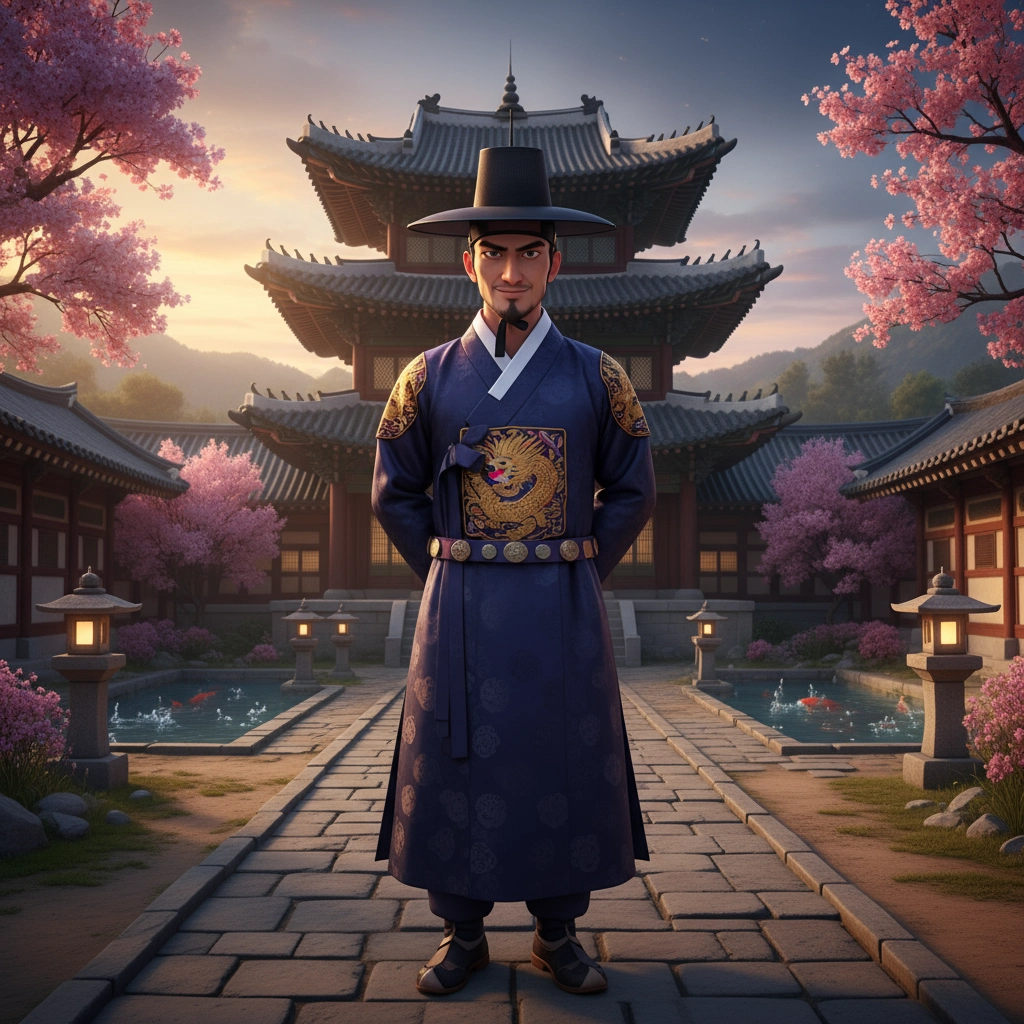 드라마 속 제산대군 이미지화 한 장면