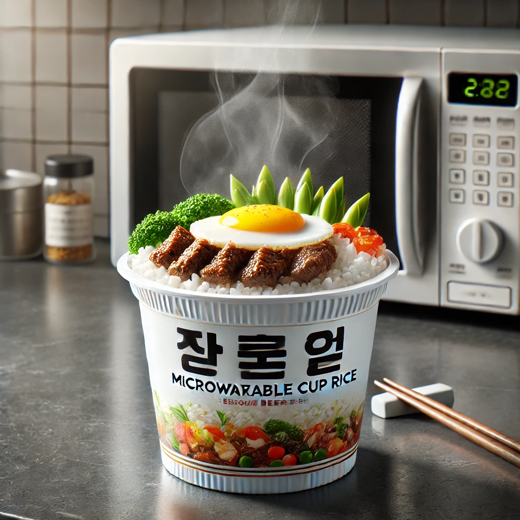 불 없이 요리하는 간단한 전자레인지 컵밥