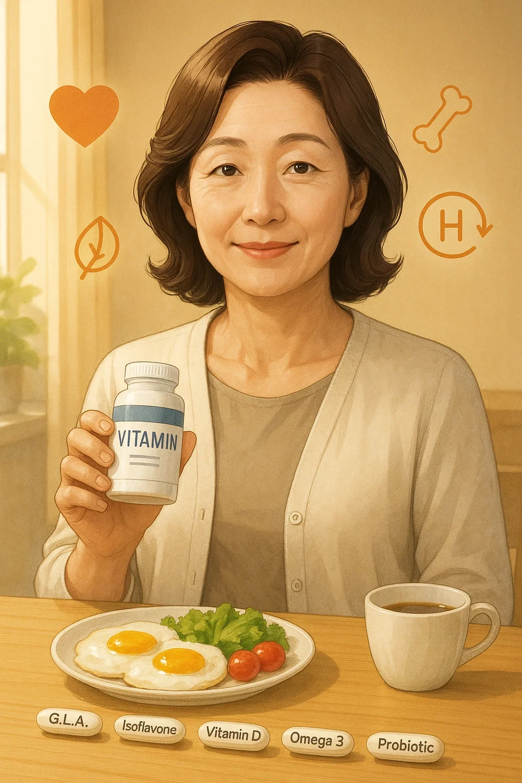 갱년기 여성 건강에 꼭 필요한 영양제