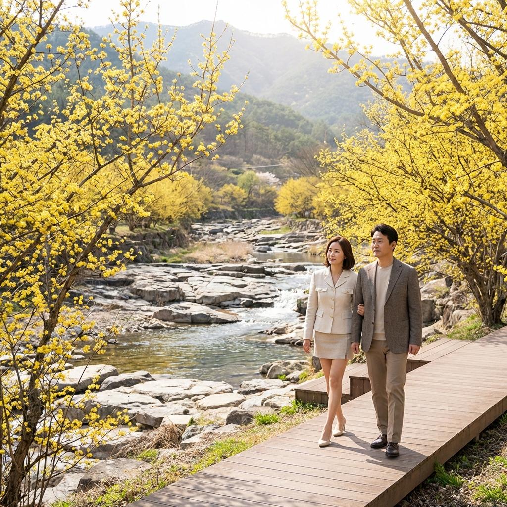 무릎 아픈 부모님도 걱정 없는 평탄한 '반곡마을 데크길'