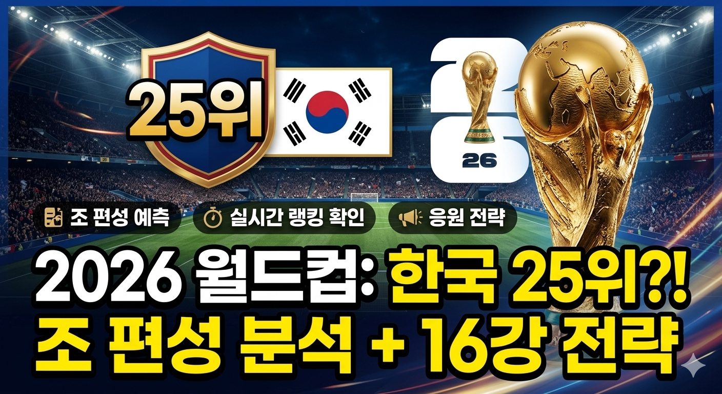 2026 월드컵 조편성 결과: 한국 A조 일정 및 48개국 전체 명단 정리 관련사진