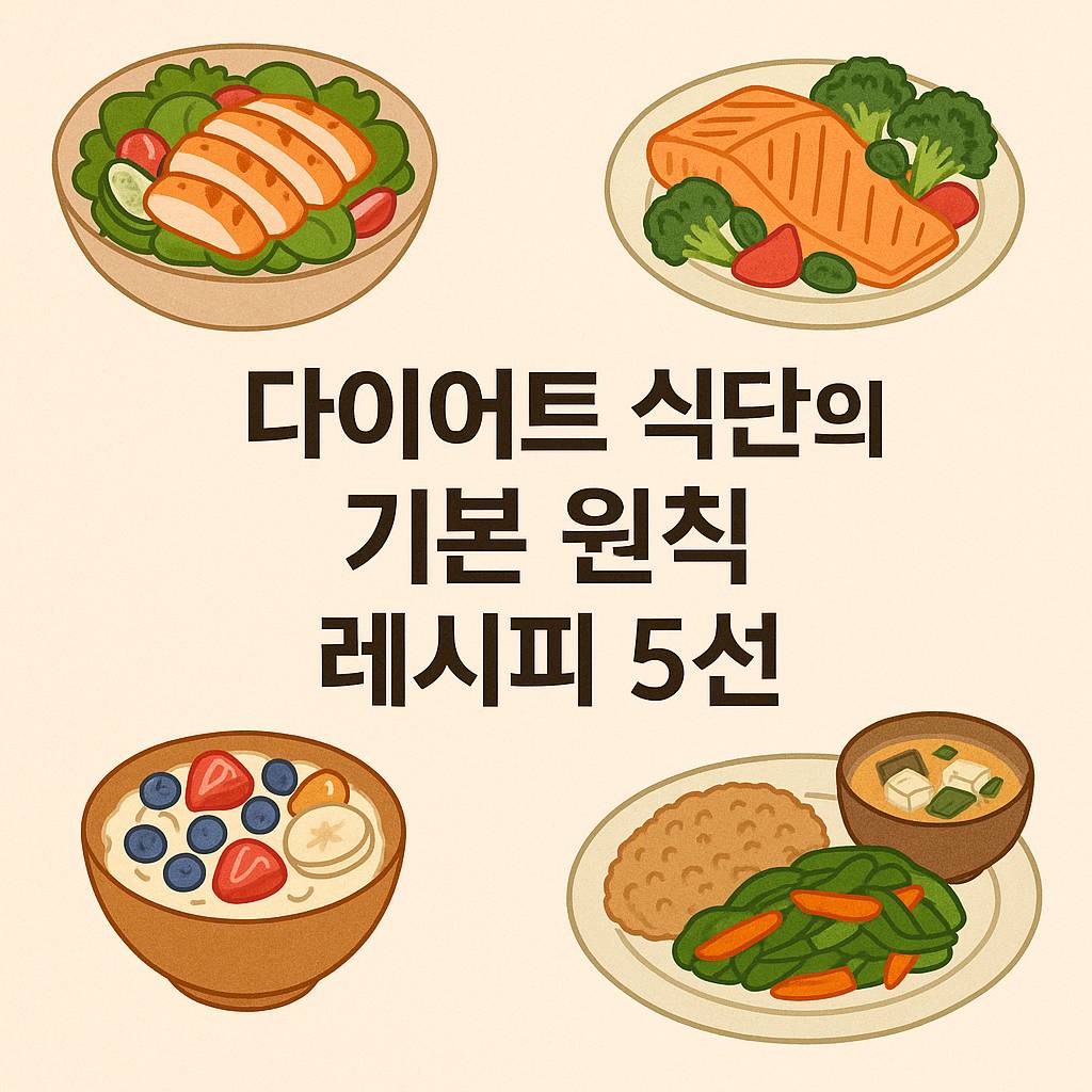 다이어트 식단의 기본 원칙 레시피 5선-2