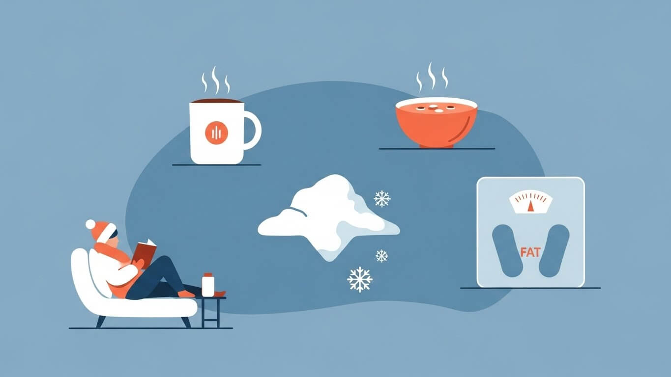 겨울철 비만 관리법 (홈트레이닝, 체온 유지, 식단)