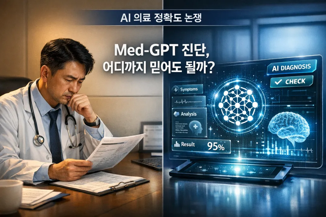 챗GPT 의사버전 Med-GPT, 질환 92% 정확도 진단의 진실