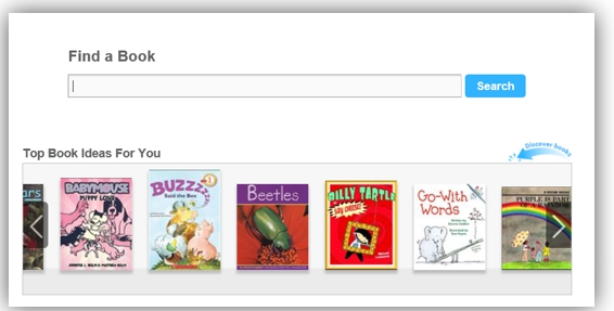 AR 퀴즈를 위한 도서를 검색하는 창 이미지