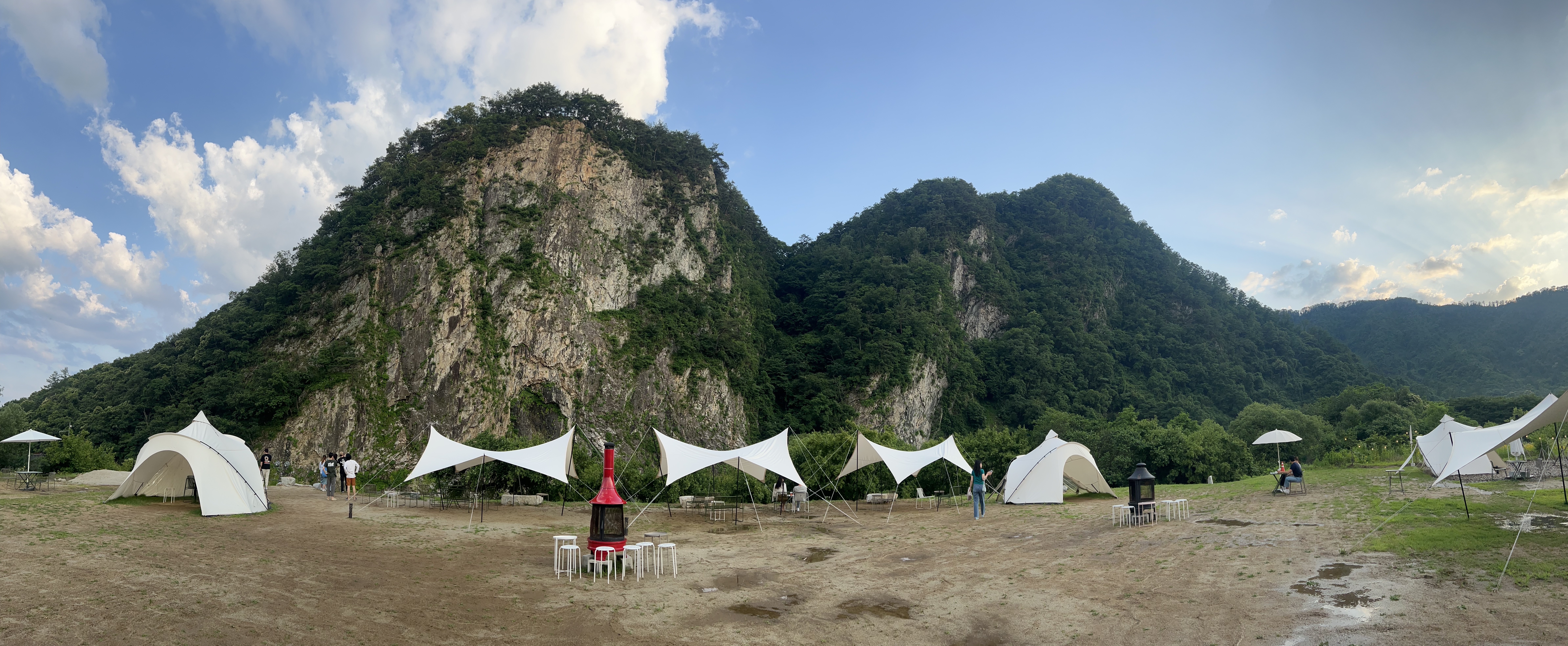 절벽 파노라마 뷰