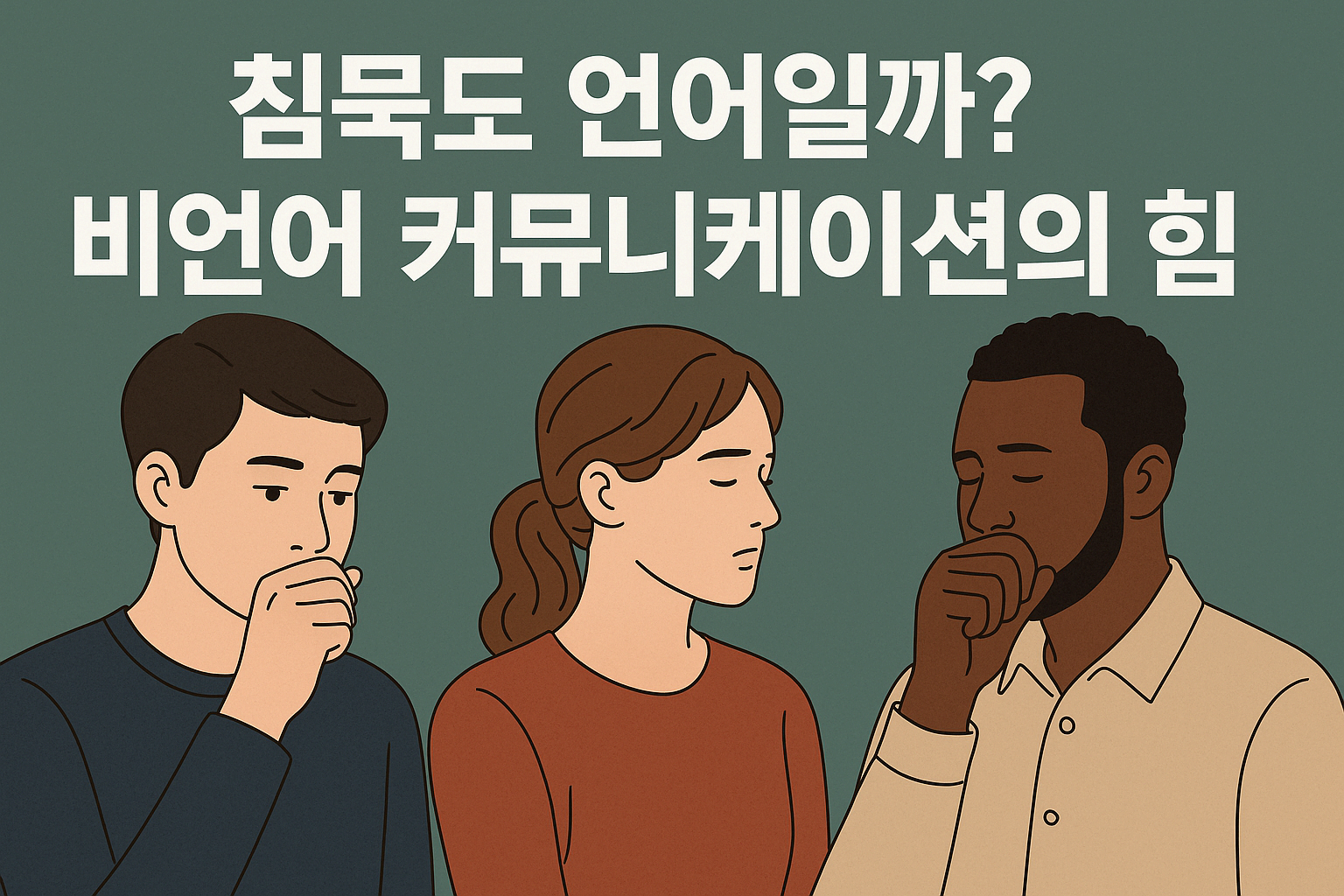 침묵도 언어일까? 비언어 커뮤니케이션의 힘
