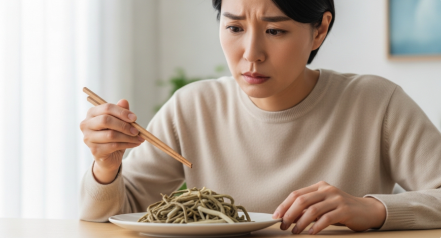 고사리 소화 불편 상황