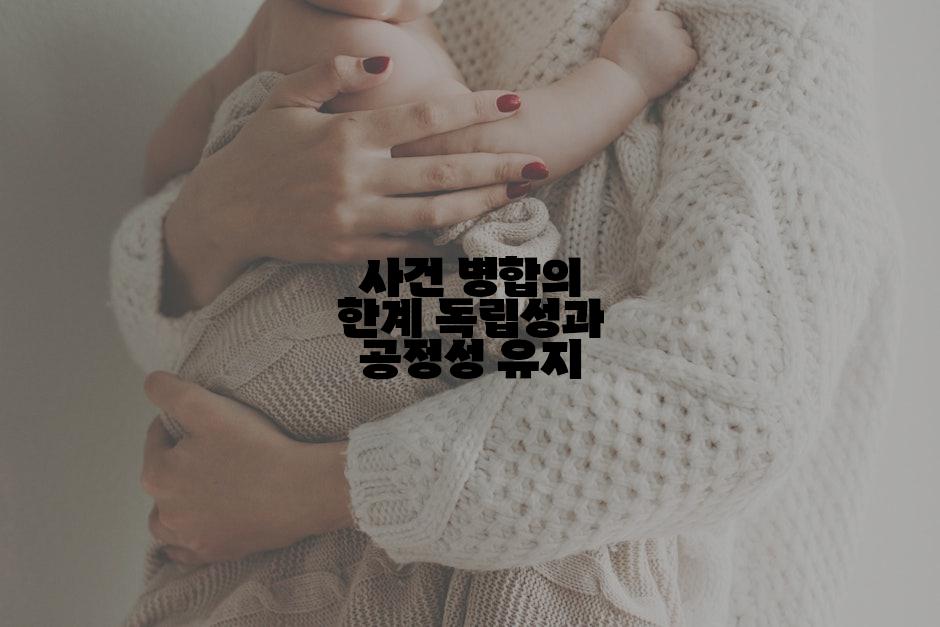 사건 병합의 한계 독립성과 공정성 유지