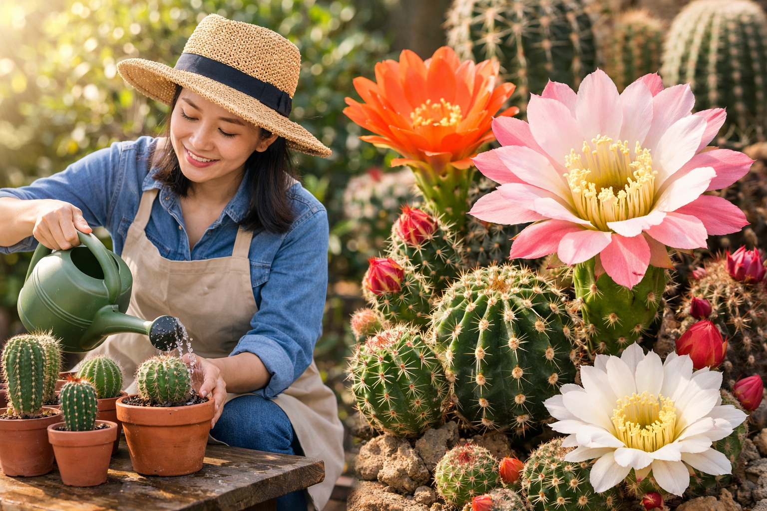 선인장 꽃 피우는 방법