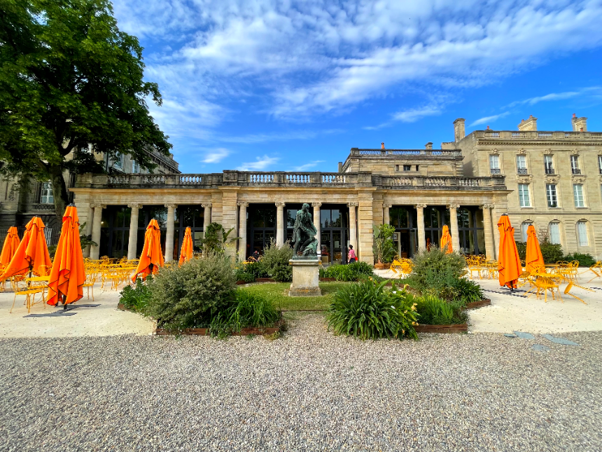 보르도 식물원 테라스내