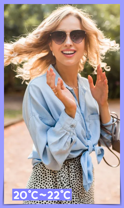 21도 여자 옷차림