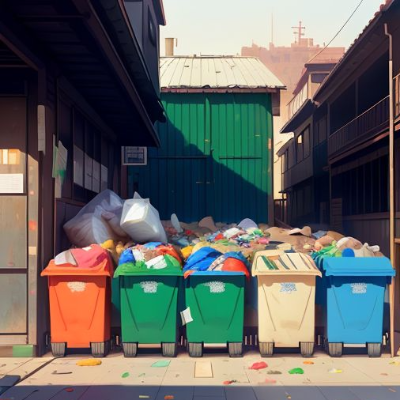 불연성쓰레기봉투-쓰레기모음