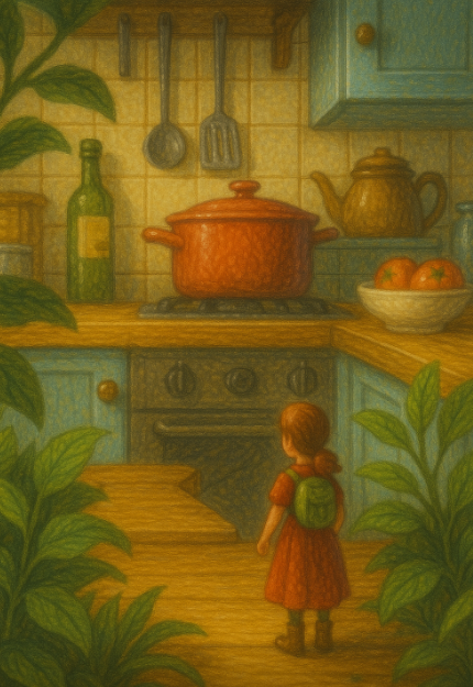 작은 아리에티 시선에서 본 주방