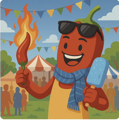 괴산 고추축제 2025 – “더 뜨겁고, 더 차갑게(HOTTER & COOLER)”관련 사진