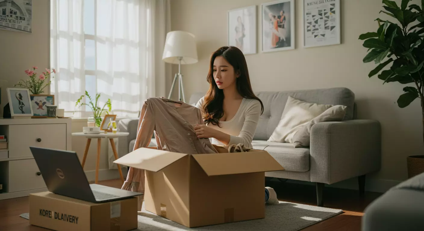 인터넷 쇼핑 상품 확인하는 이미지