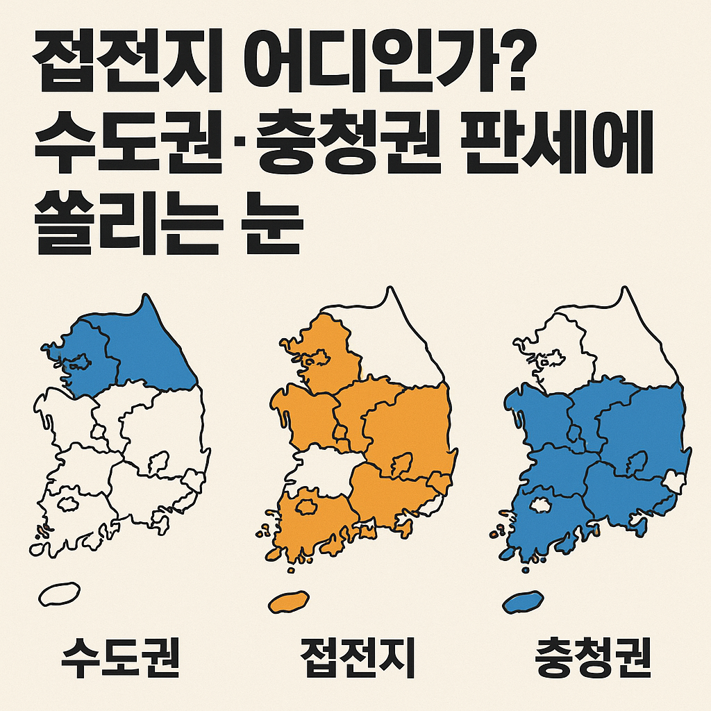 ⑦ 접전지 어디인가? 수도권·충청권 판세에 쏠리는 눈 - 인포그래픽사진
