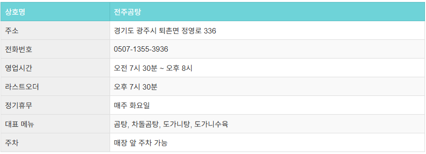 남겨서 뭐하게 차돌곰탕 도가니수육