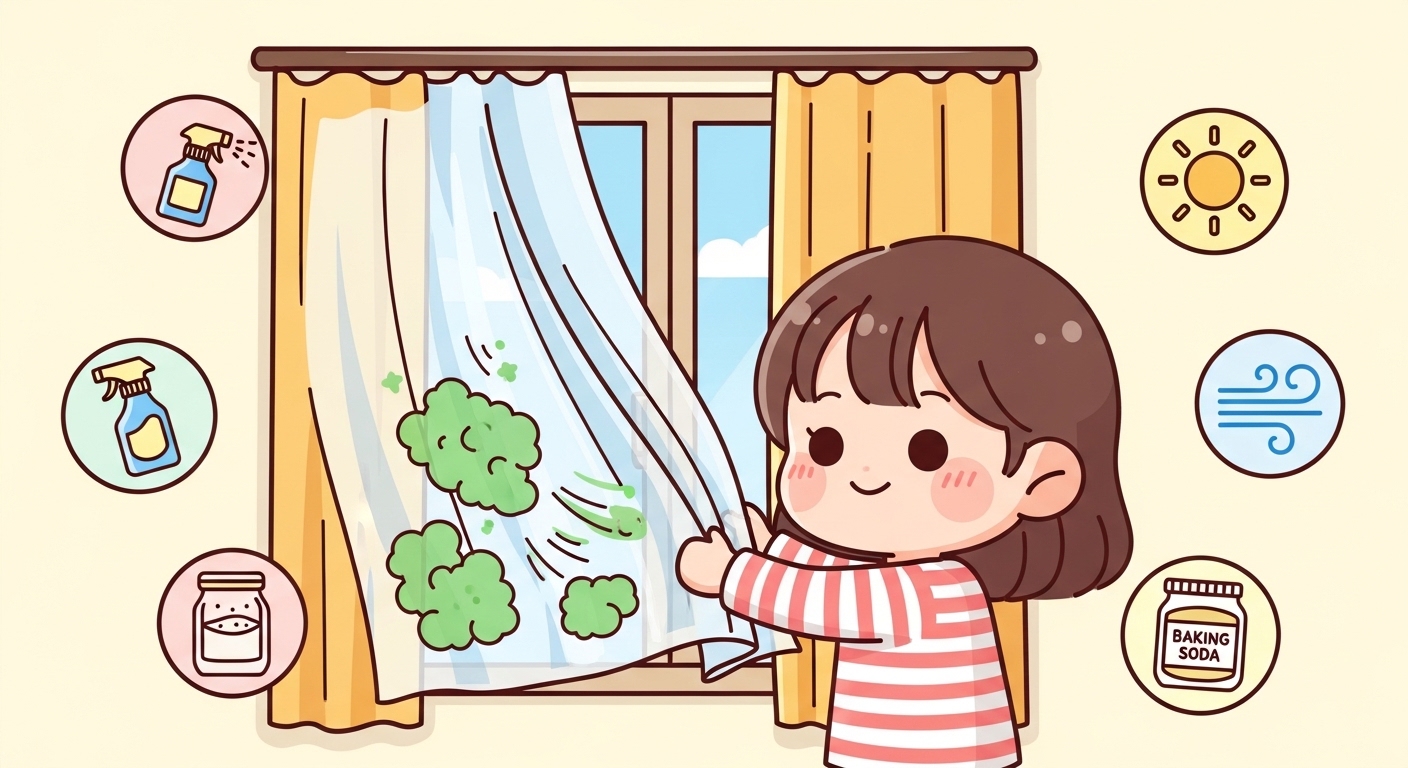 커튼 냄새 제거 방법 세탁 없이도 가능한 집안 탈취 관리 노하우