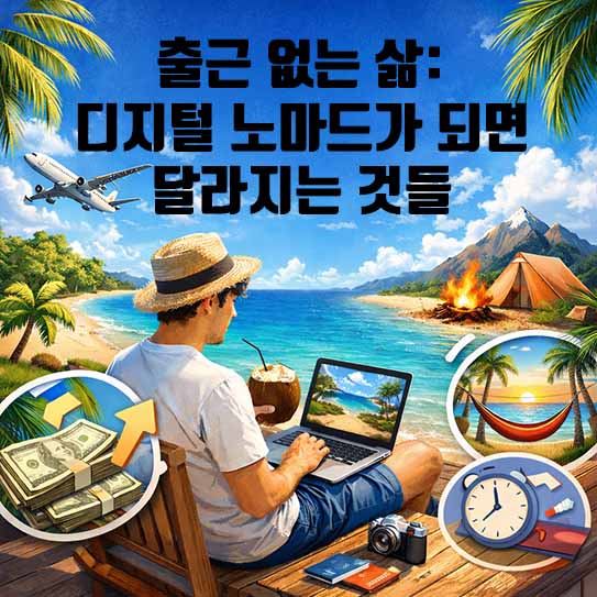출근 없는 삶: 디지털 노마드가 되면 달라지는 것들