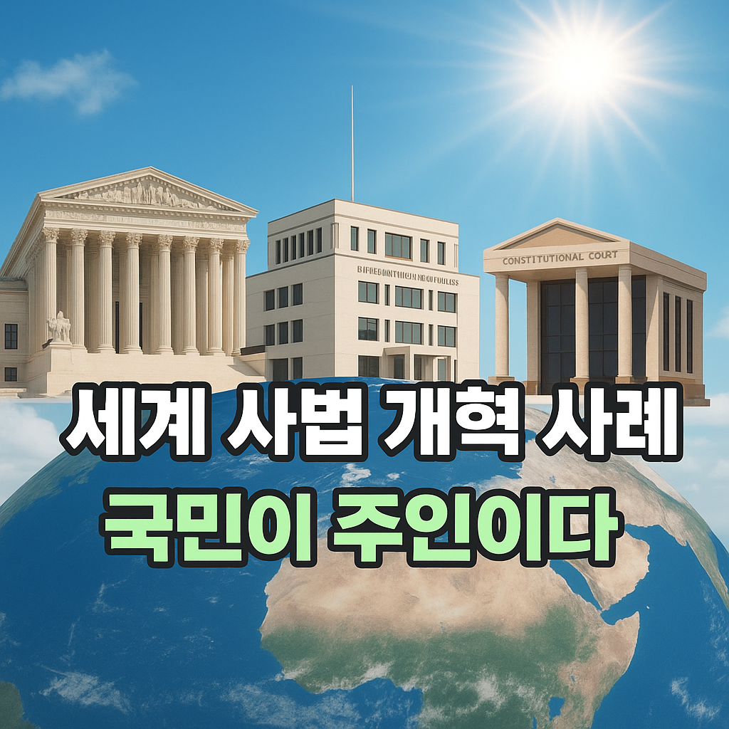 세계 사법 개혁 사례와 국민 주권