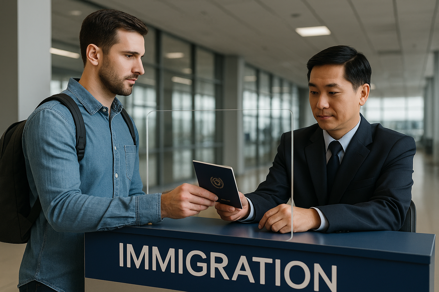 괌 입국심사 영어 답변