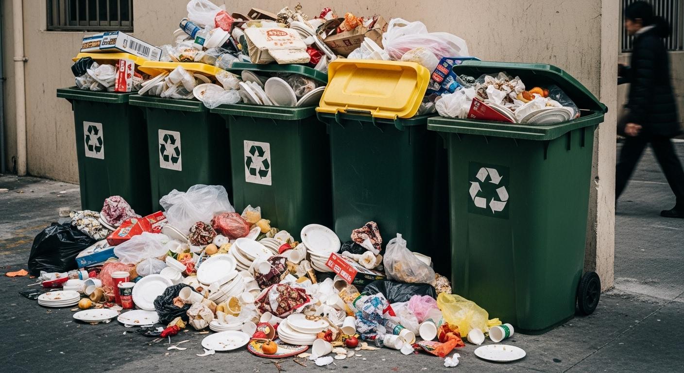 추석 쓰레기 배출