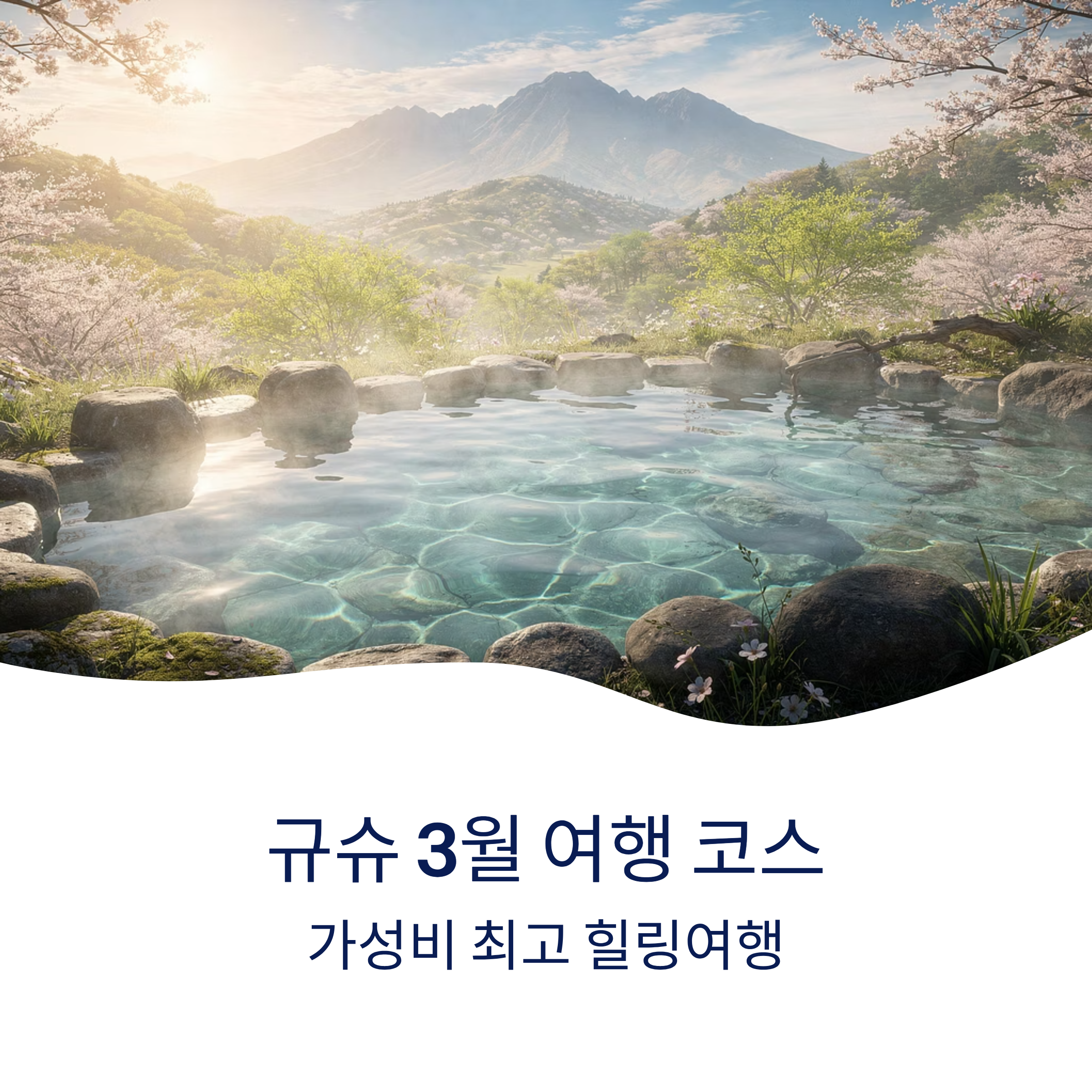 규슈 3월 여행 코스, 가성비 최고 힐링여행