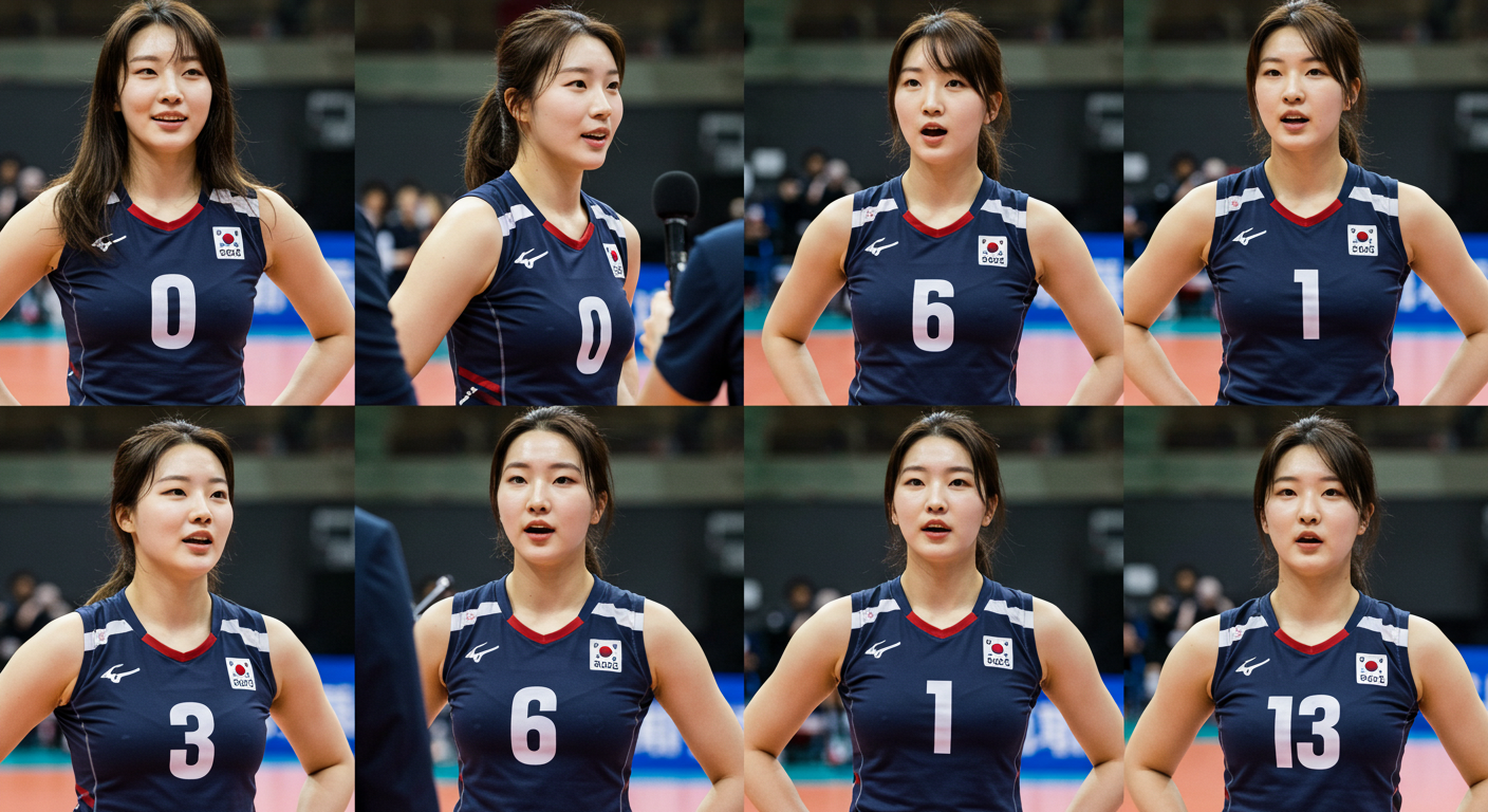  AI 배구선수 영상