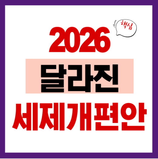 2026세제개편안