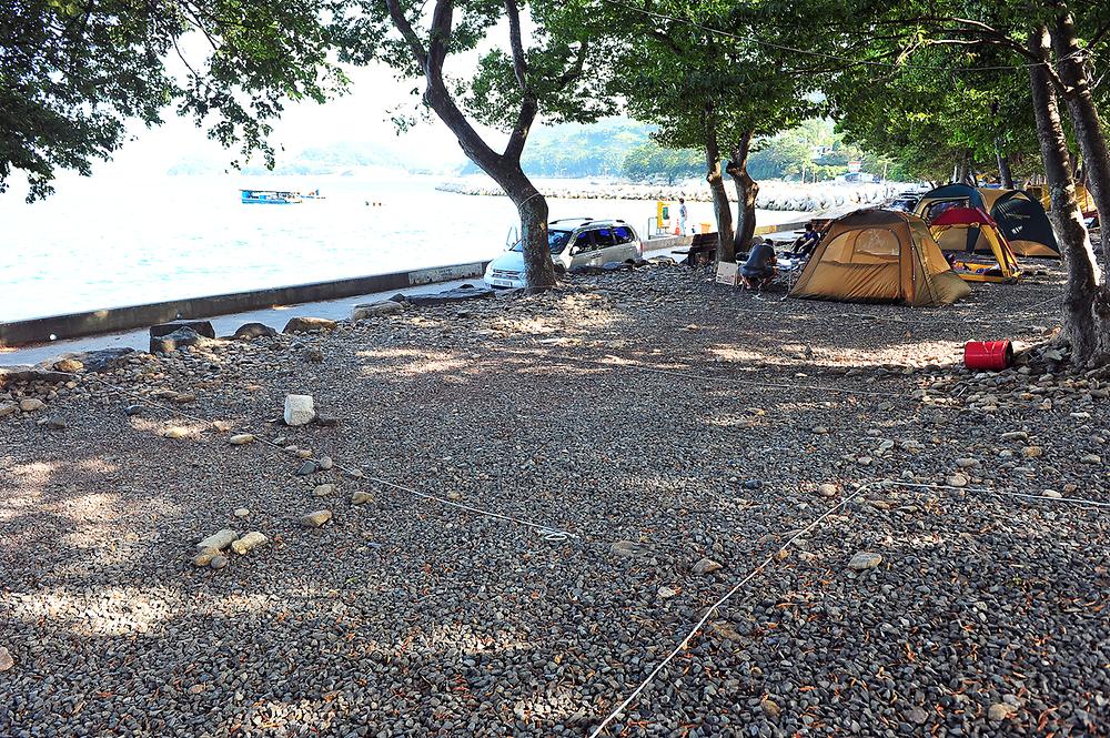 남해군 초전마을 캠핑장 소개