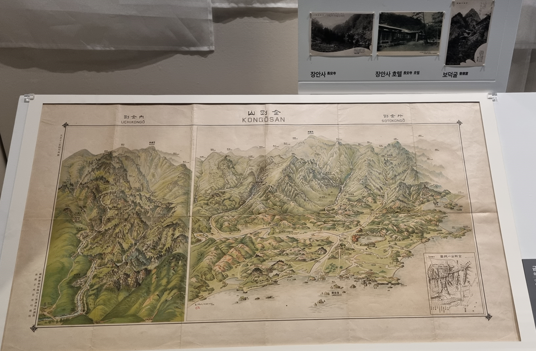 금강산 안내지도