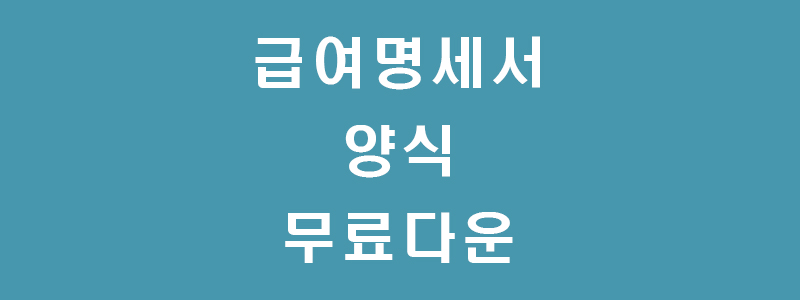 급여명세서-썸네일