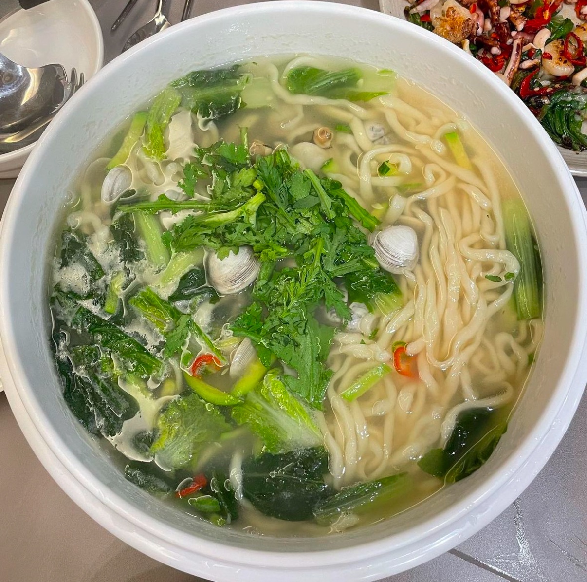 동죽칼국수
